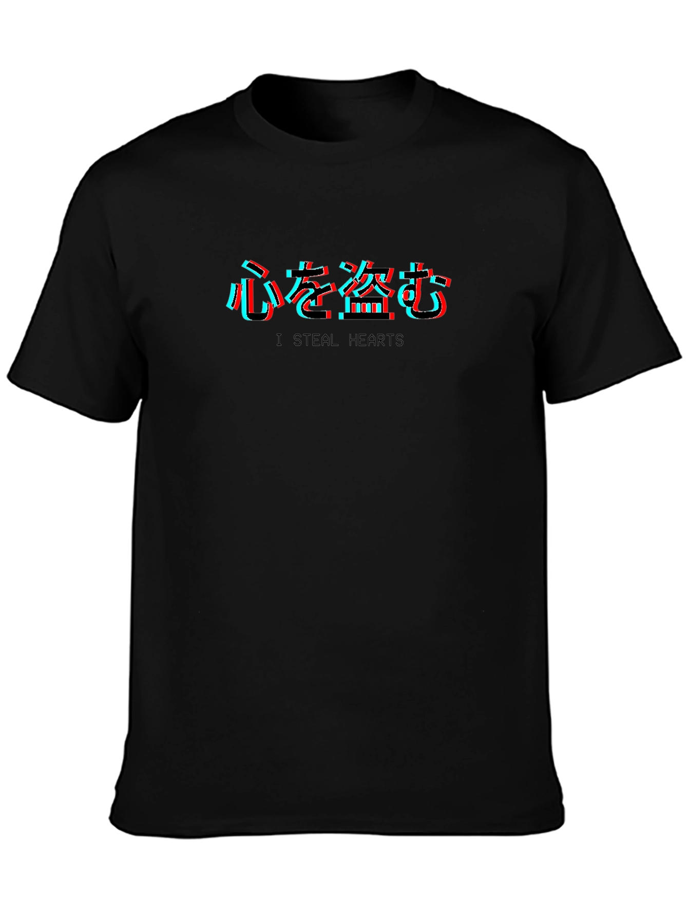 I Steal Hearts Graphic Tee - Black