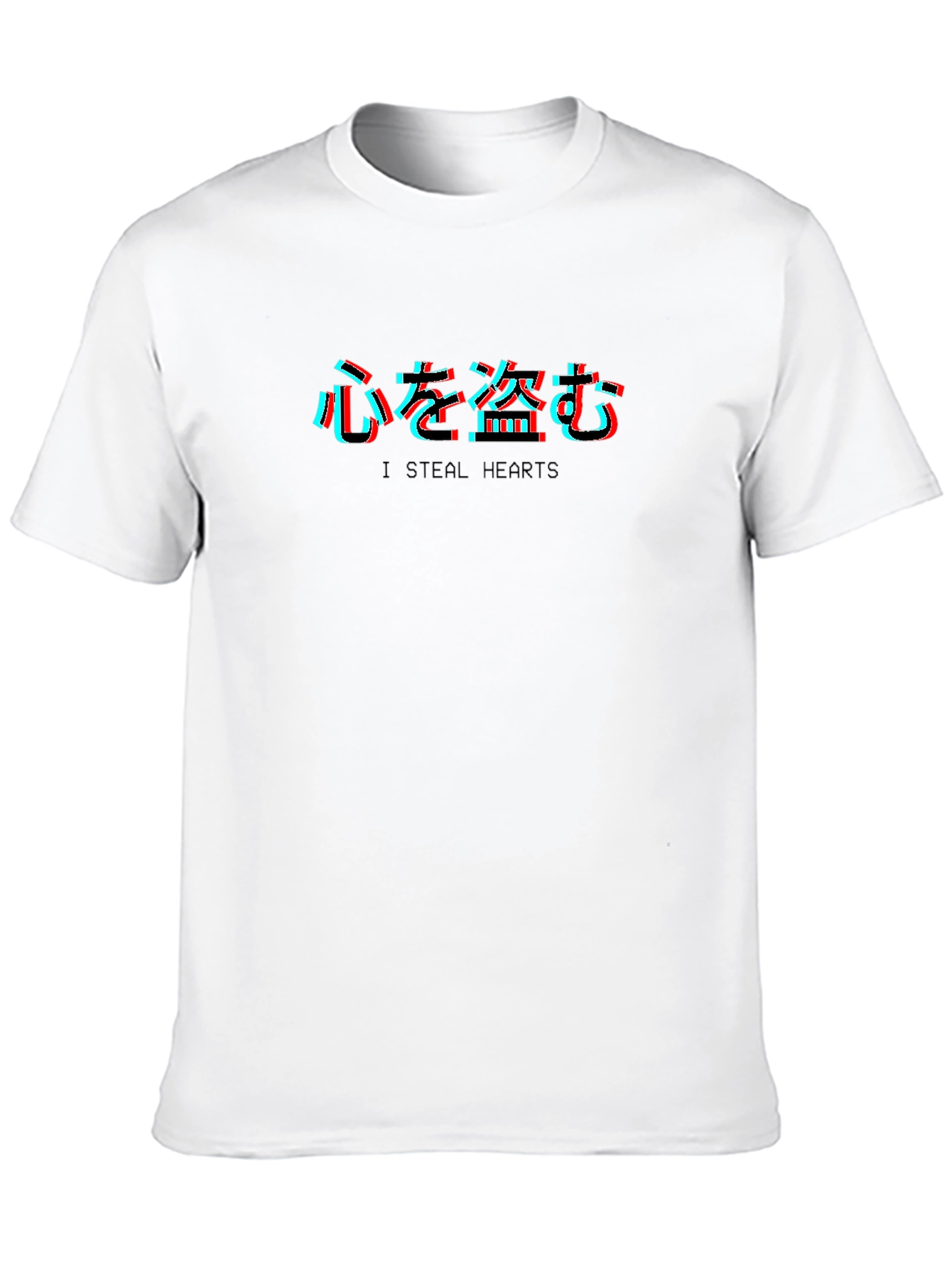 I Steal Hearts Graphic Tee - Black