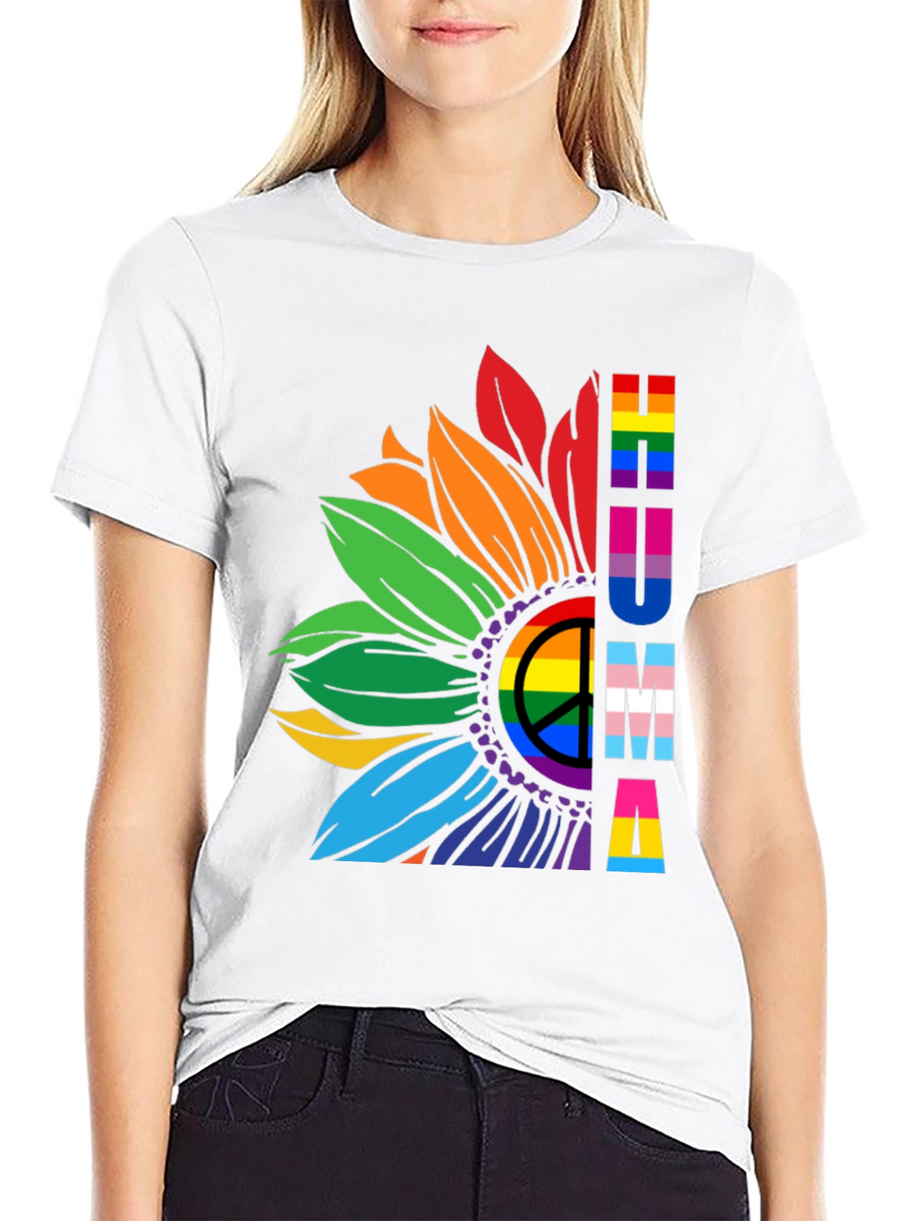 Pride Sunflower T-Shirt - LGBTQ+ Support
