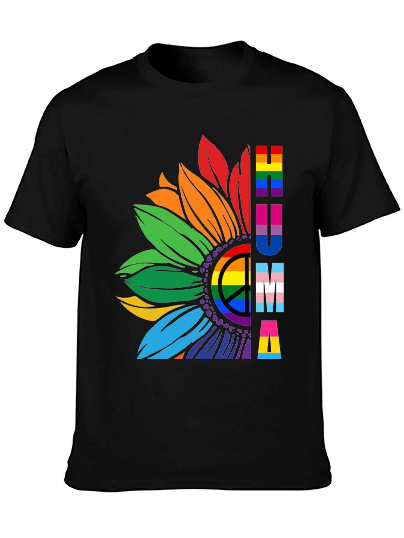 Pride Sunflower T-Shirt - LGBTQ+ Support