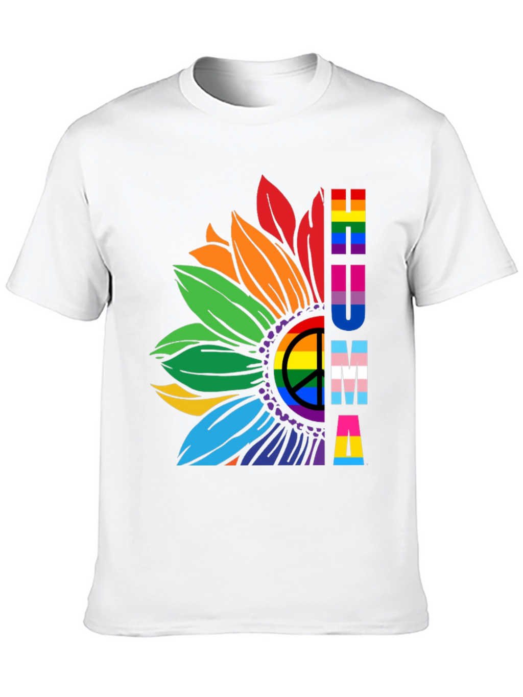 Pride Sunflower T-Shirt - LGBTQ+ Support