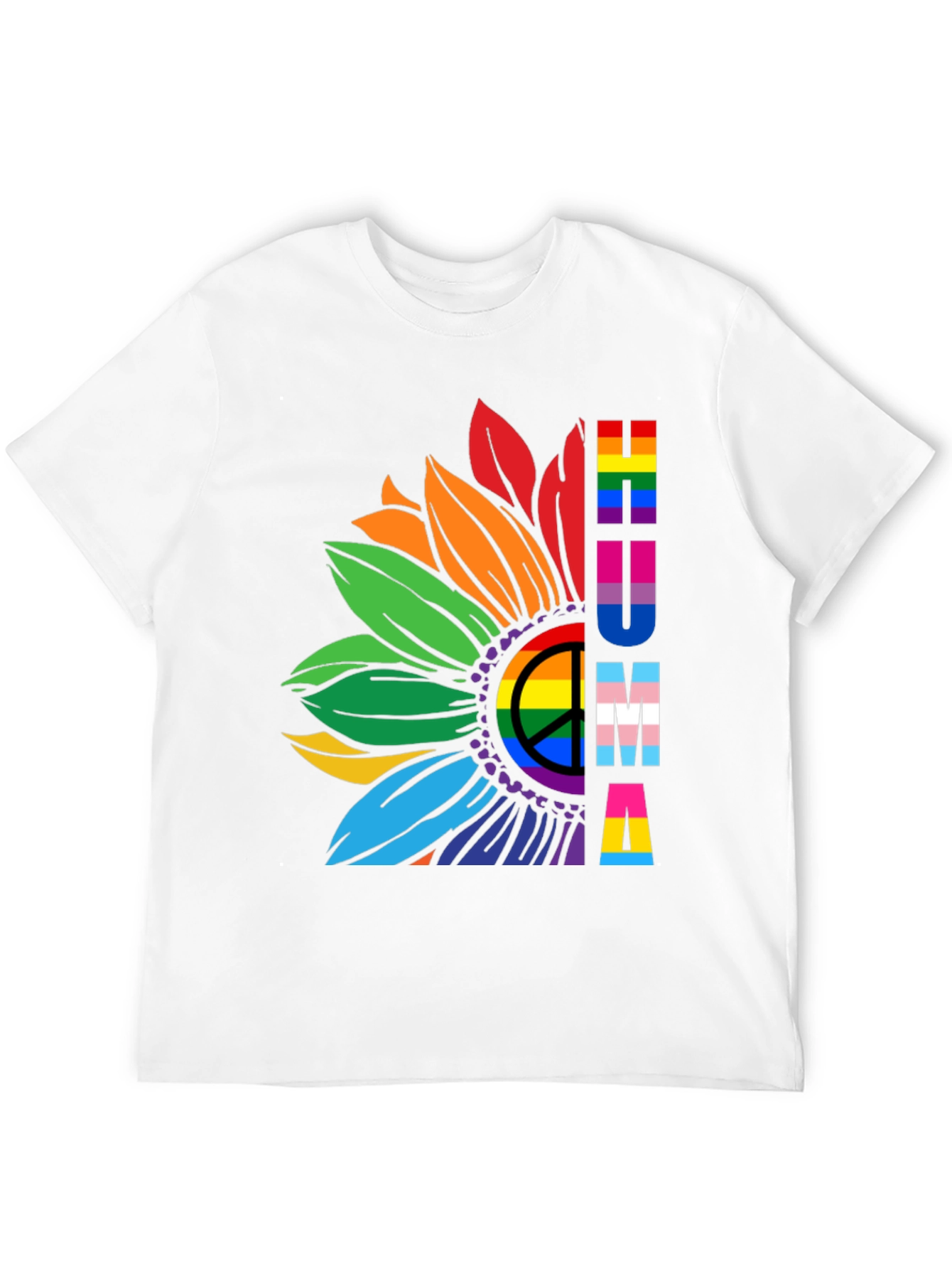 Pride Sunflower T-Shirt - LGBTQ+ Support