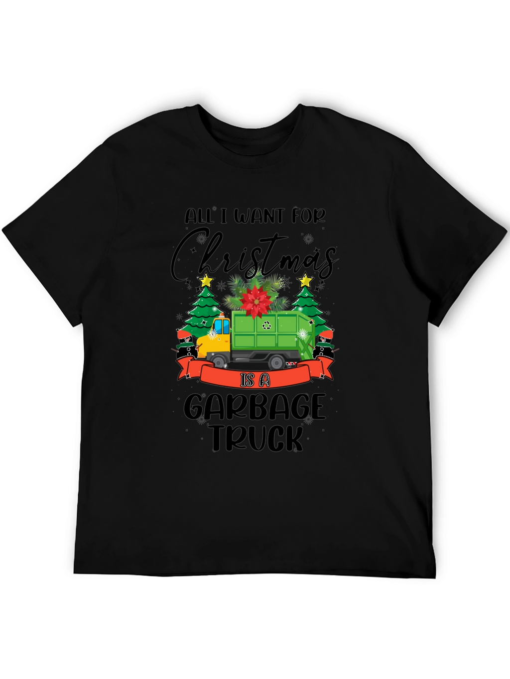 Christmas Garbage Truck T-Shirt