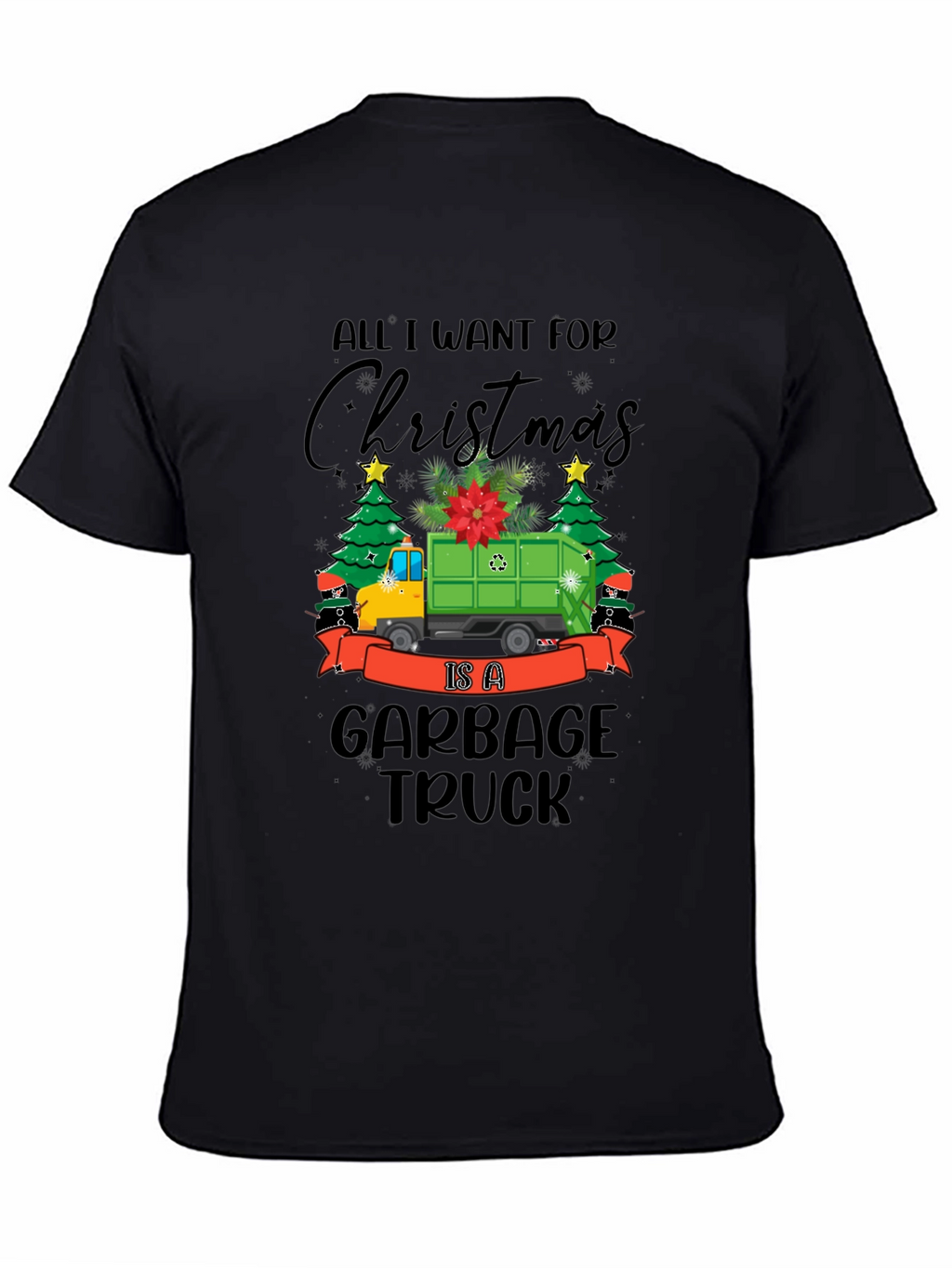 Christmas Garbage Truck T-Shirt