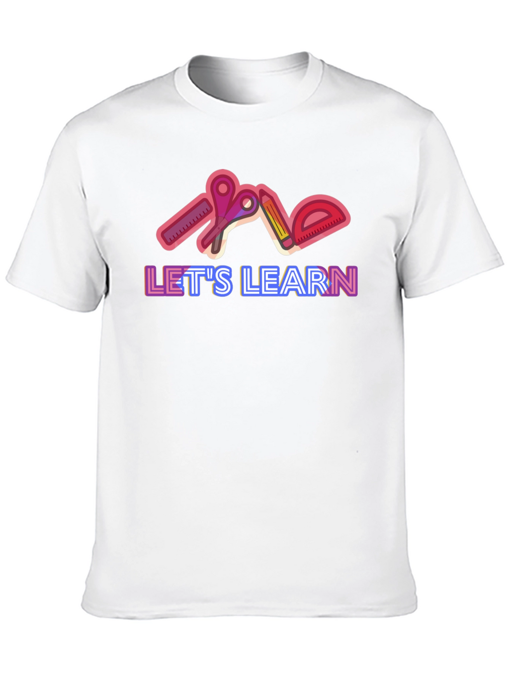 Lets Learn Graphic Tee - Black