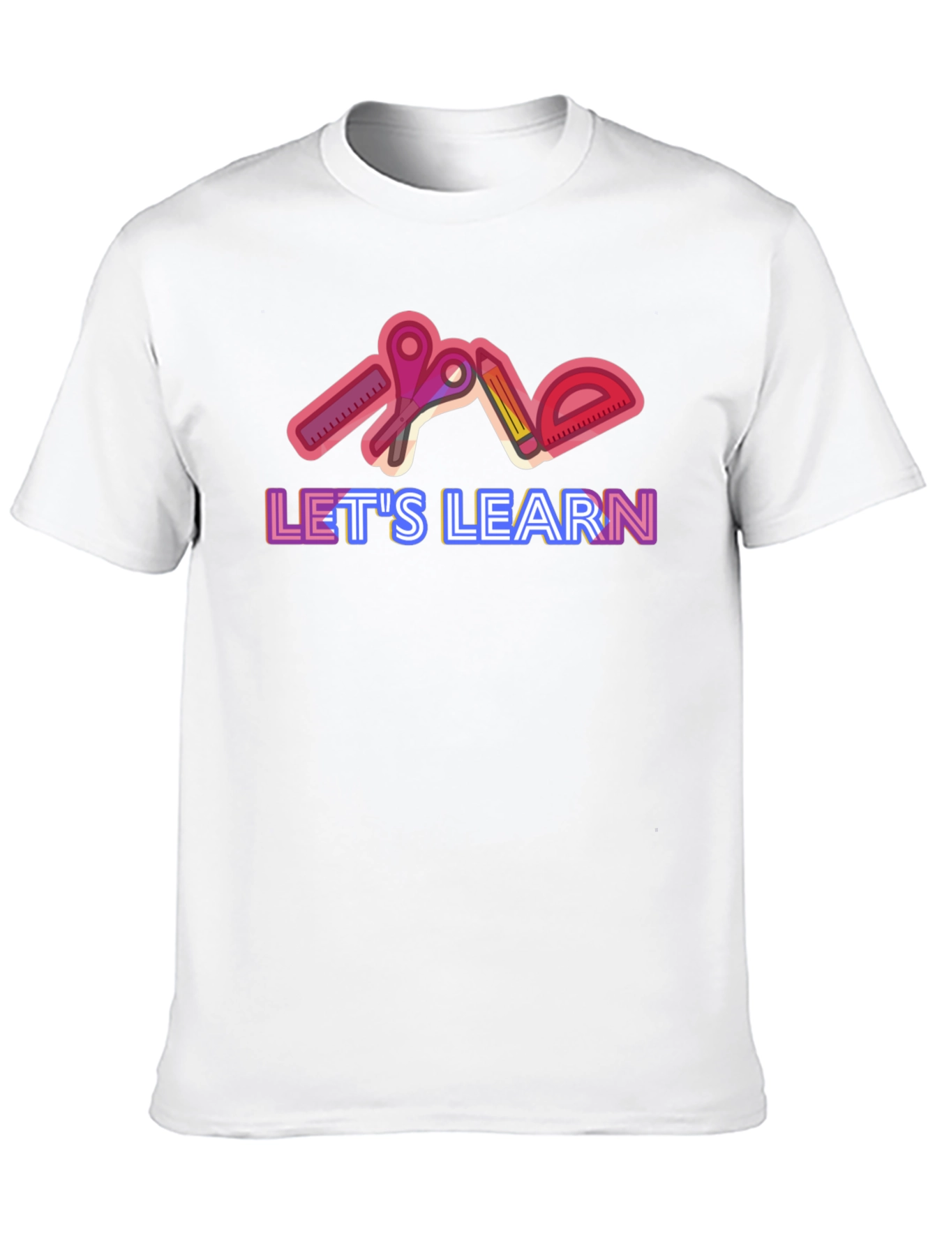 Lets Learn Graphic Tee - Black