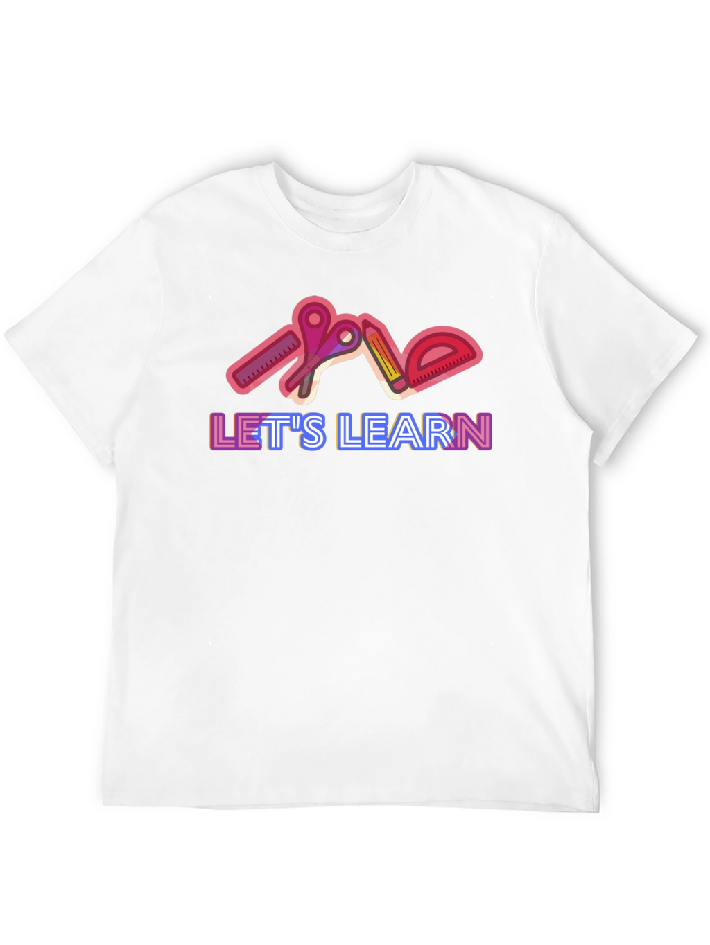Lets Learn Graphic Tee - Black