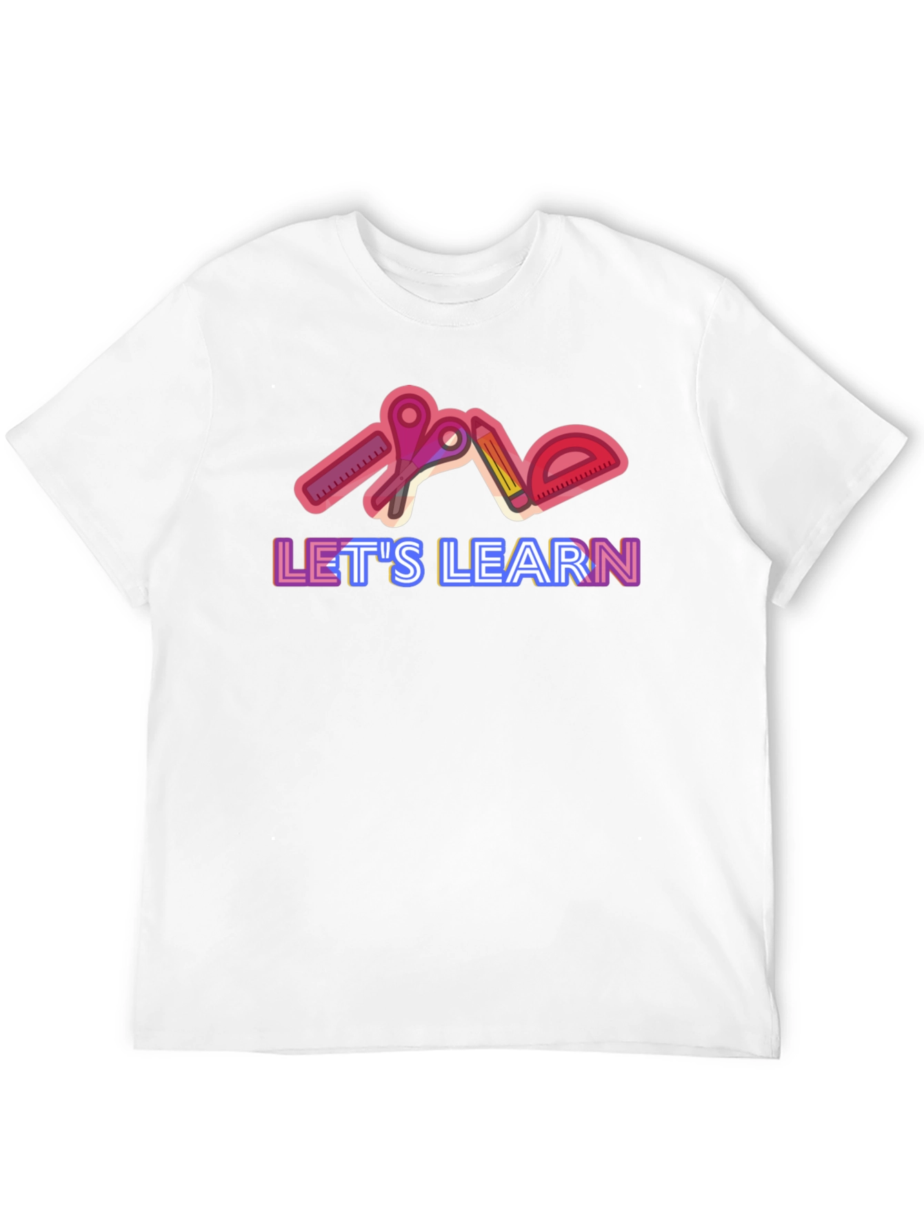 Lets Learn Graphic Tee - Black