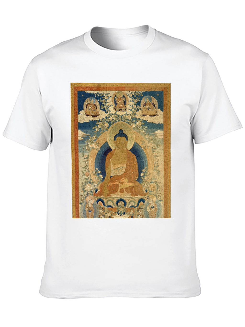 Buddha Art Print Black T-Shirt