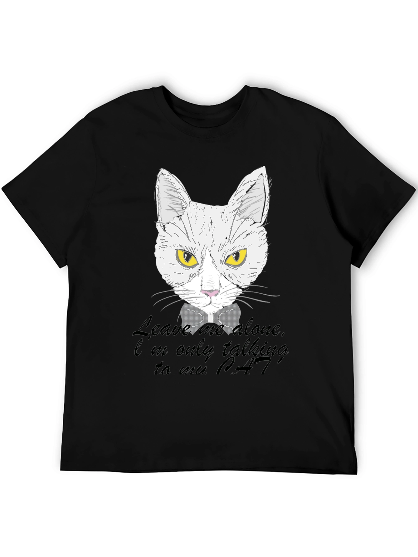 Cat Lover T-Shirt - Leave Me Alone Im Only Talking to My Cat
