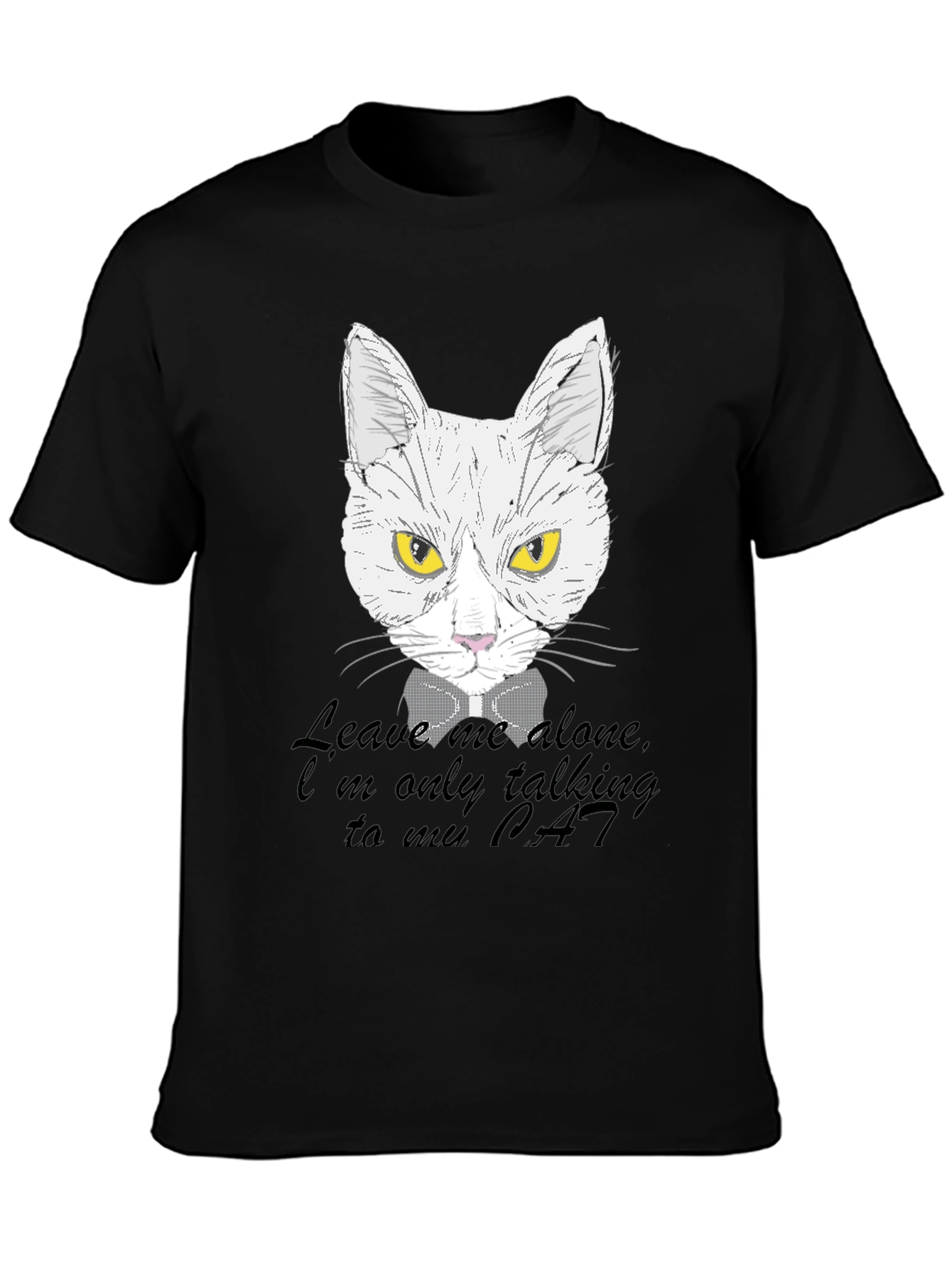 Cat Lover T-Shirt - Leave Me Alone Im Only Talking to My Cat