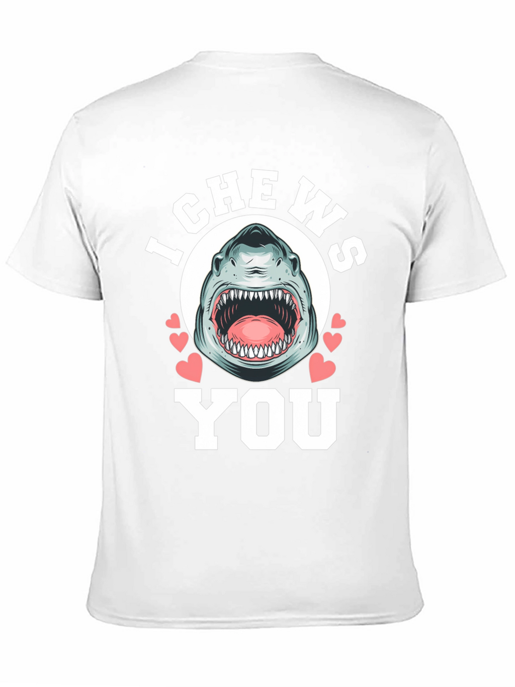 I Chews You Shark Graphic Tee - Black