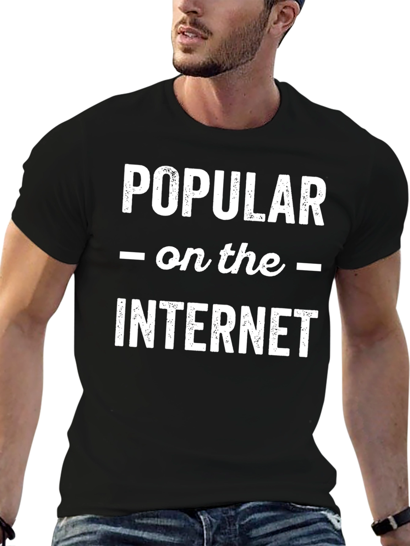 Popular on the Internet Black T-Shirt