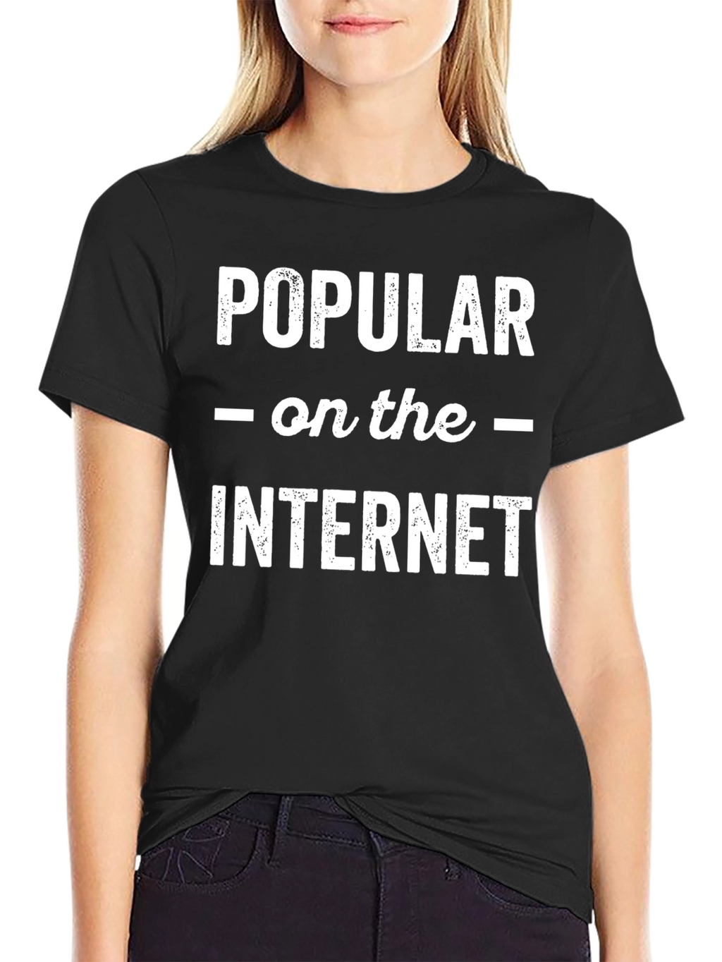 Popular on the Internet Black T-Shirt