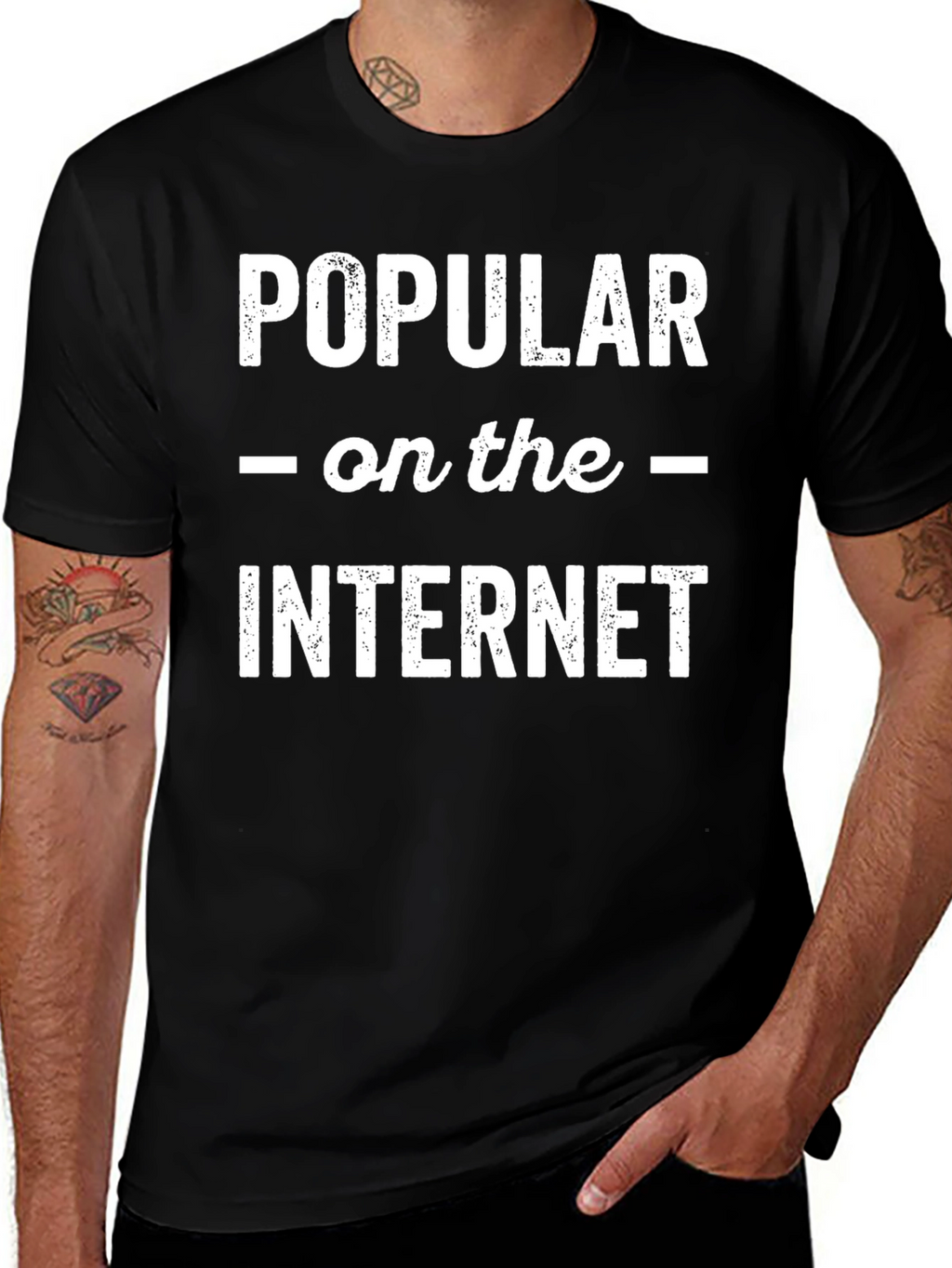 Popular on the Internet Black T-Shirt