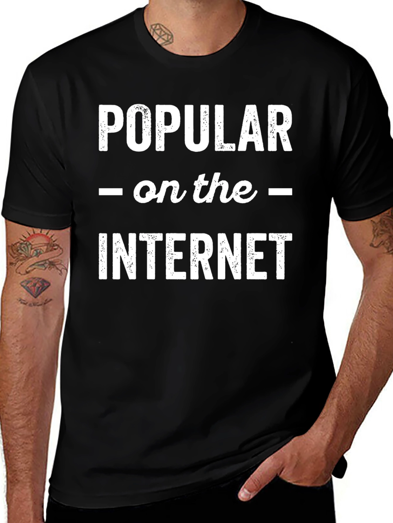 Popular on the Internet Black T-Shirt
