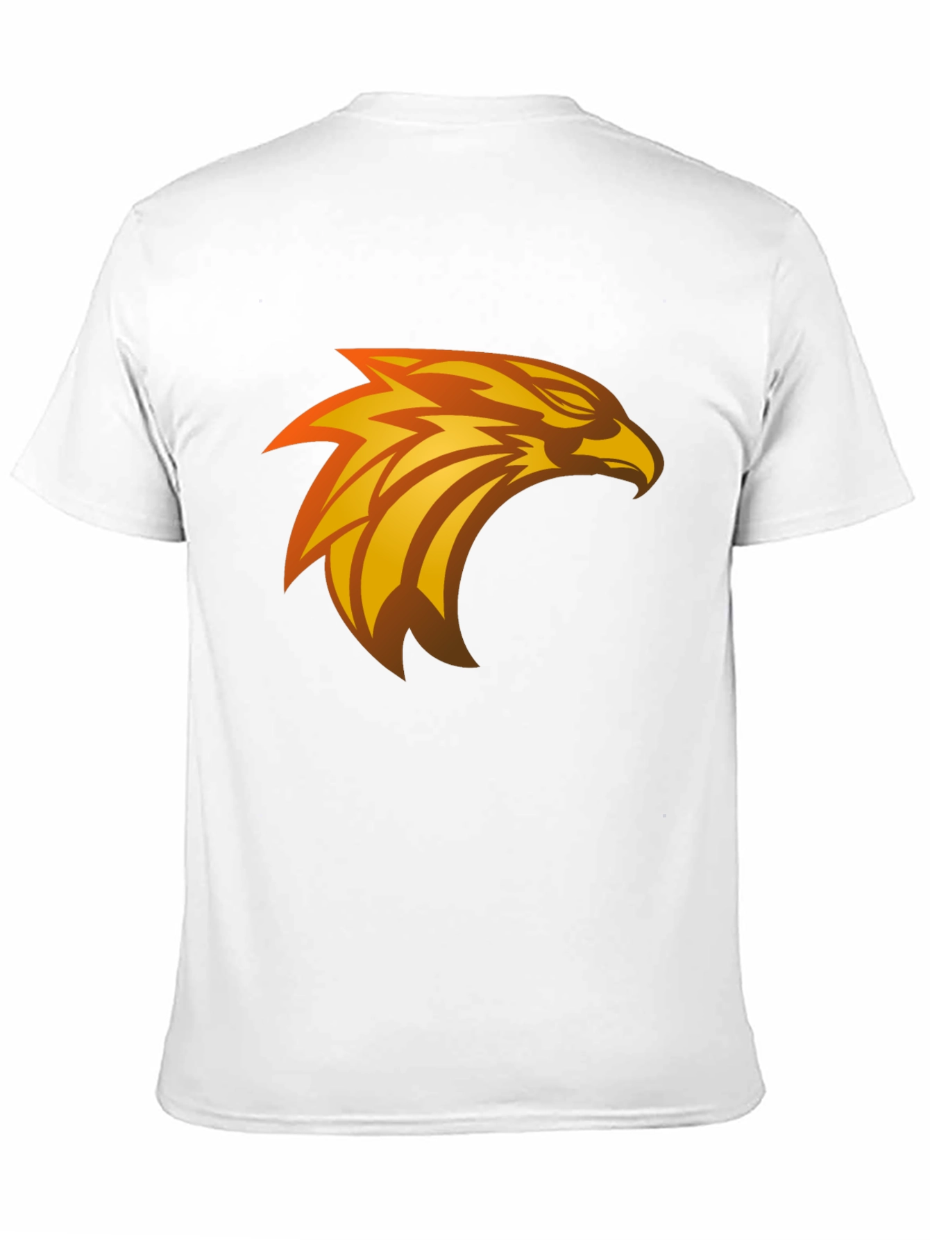 Black T-Shirt with Eagle Graphic Design