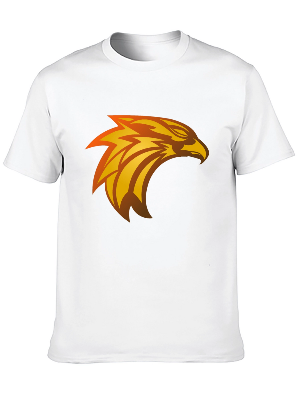 Black T-Shirt with Eagle Graphic Design