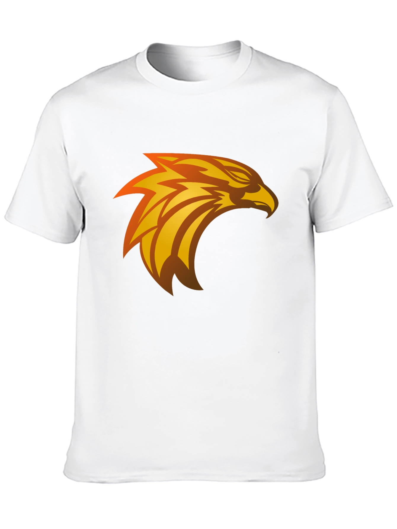 Black T-Shirt with Eagle Graphic Design