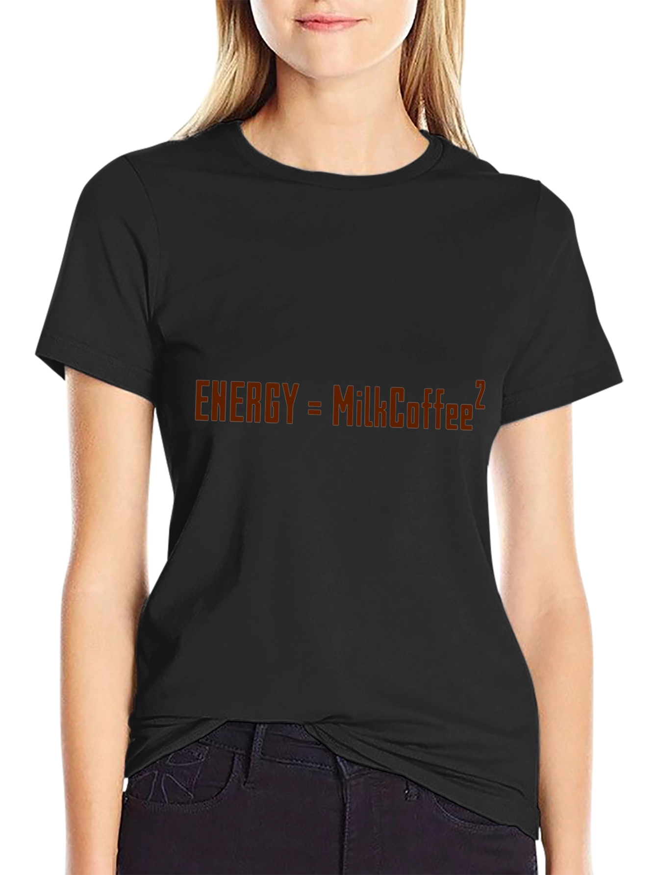 Funny Physics Milk Coffee Energy T-Shirt