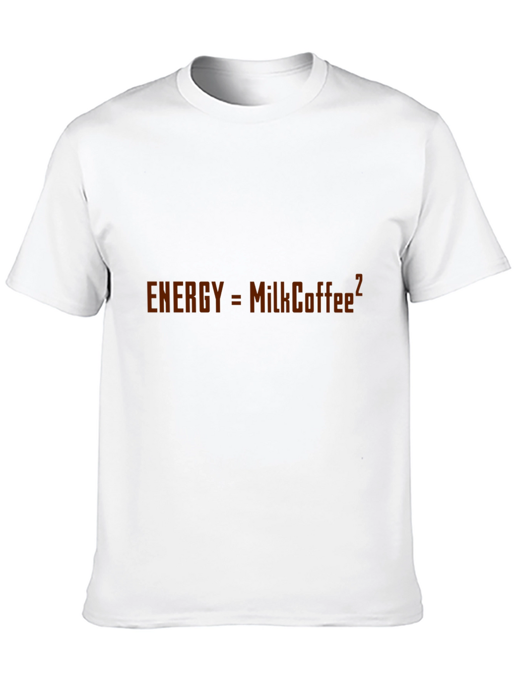 Funny Physics Milk Coffee Energy T-Shirt