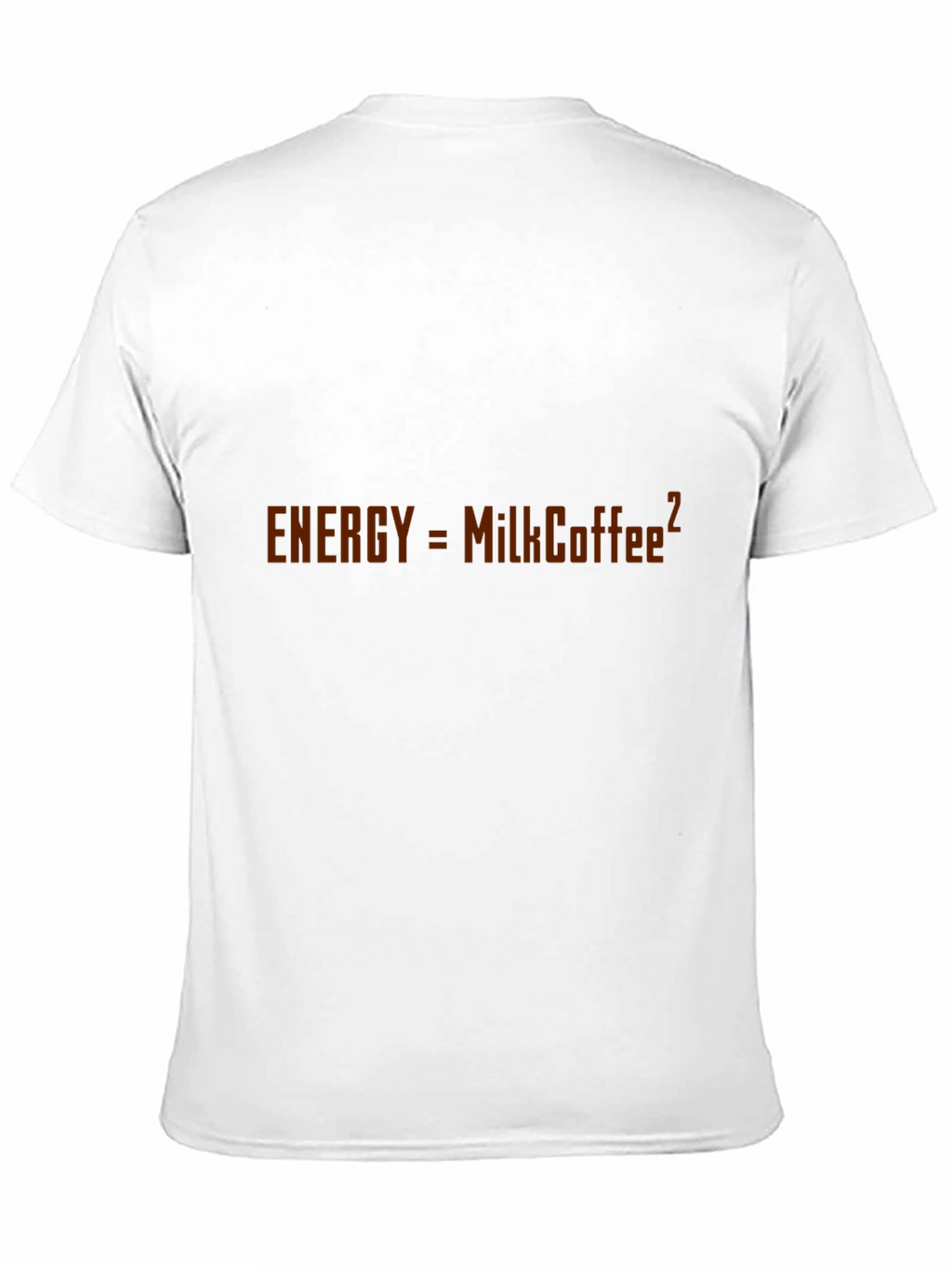 Funny Physics Milk Coffee Energy T-Shirt