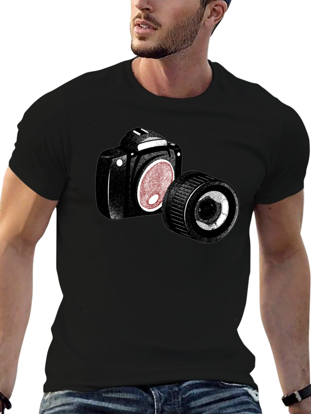Camera Graphic T-Shirt - Photographers Tee