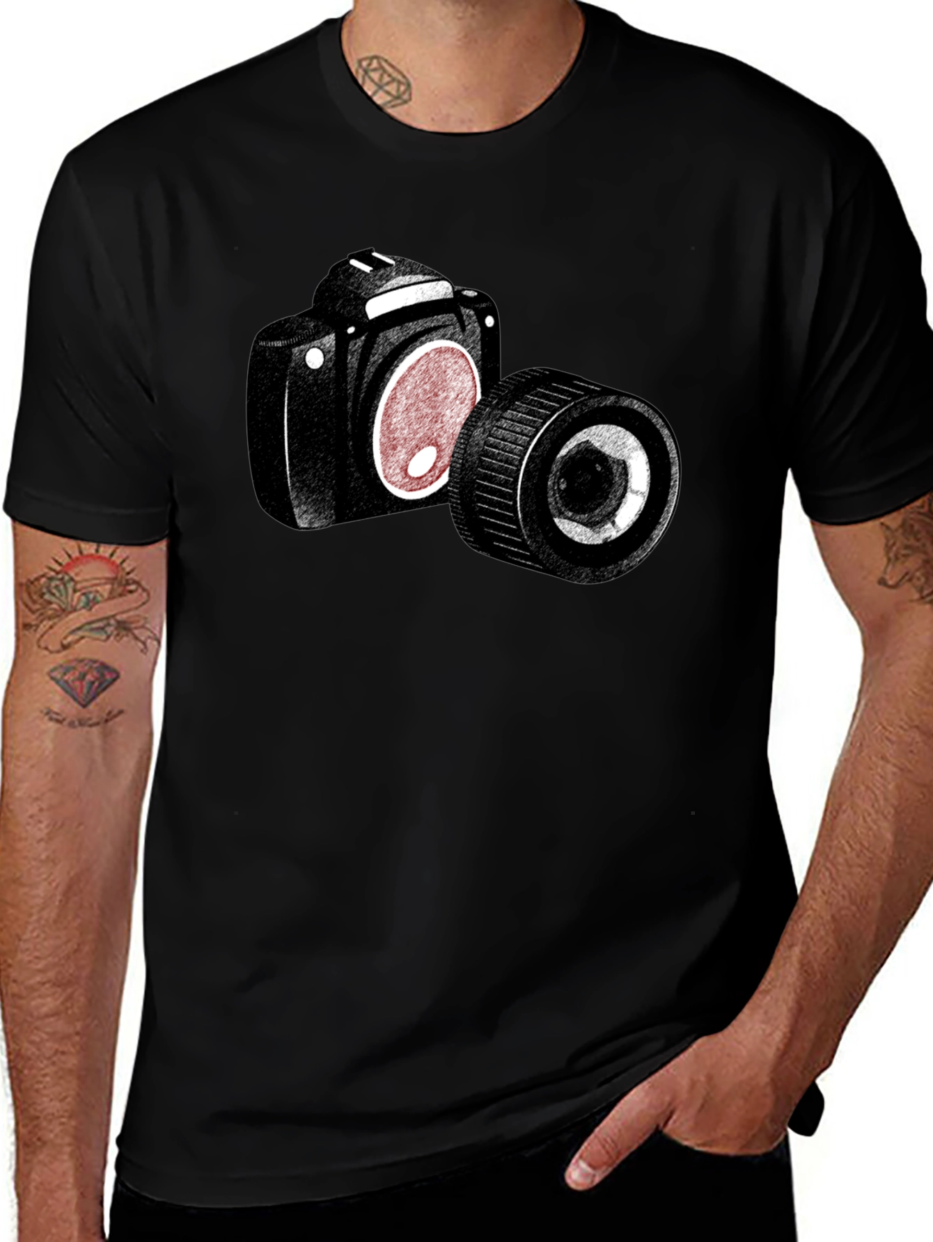 Camera Graphic T-Shirt - Photographers Tee