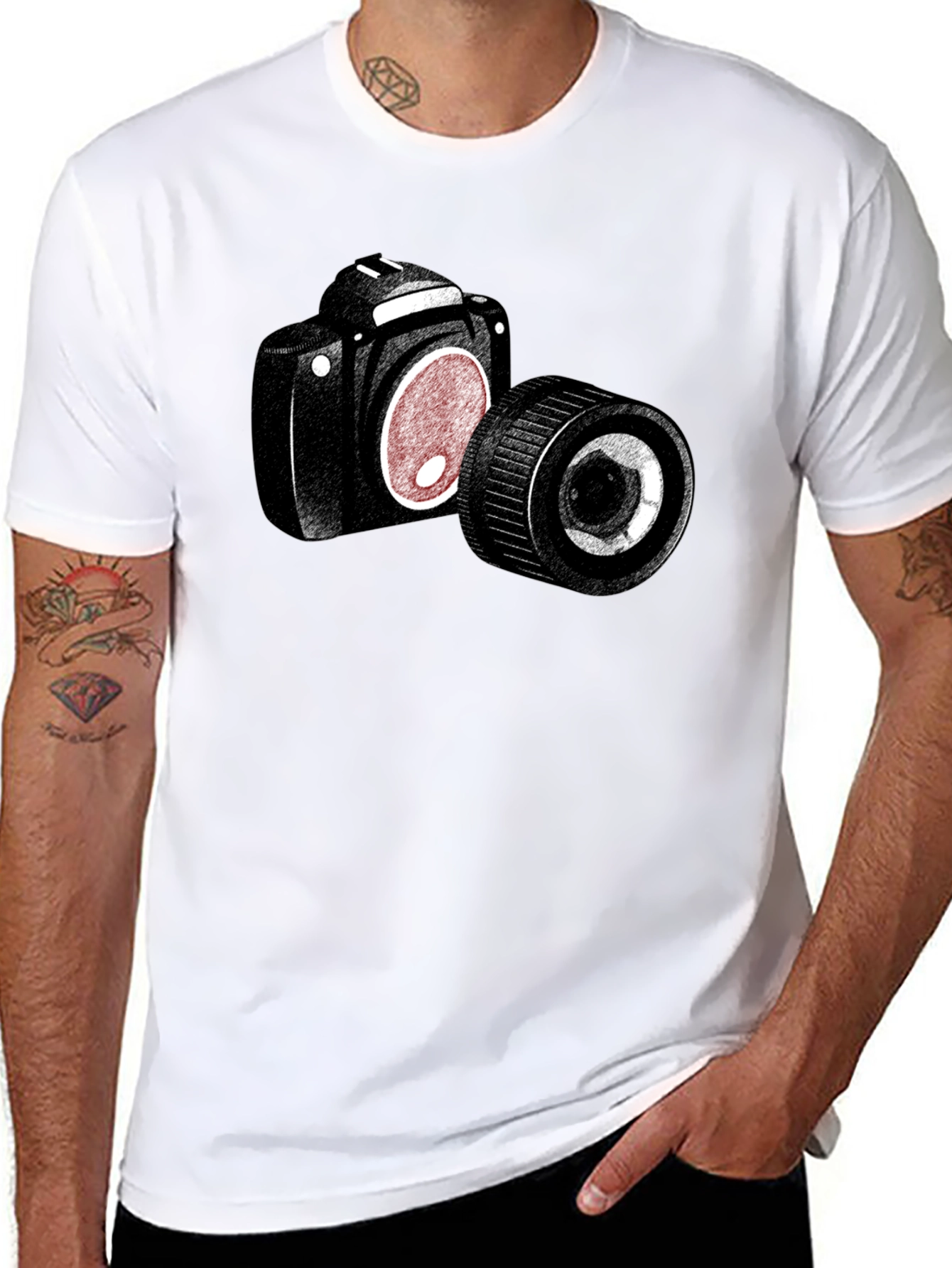 Camera Graphic T-Shirt - Photographers Tee