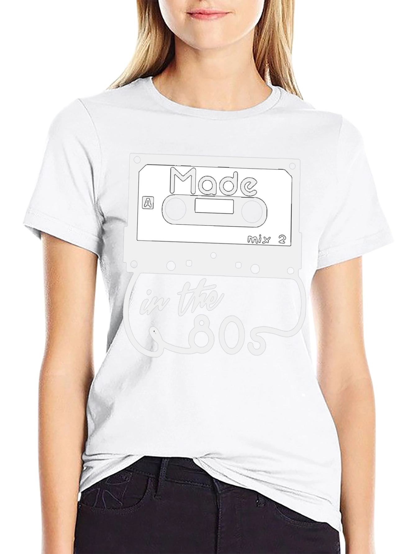 Retro Made in the 80s Cassette Graphic T-Shirt