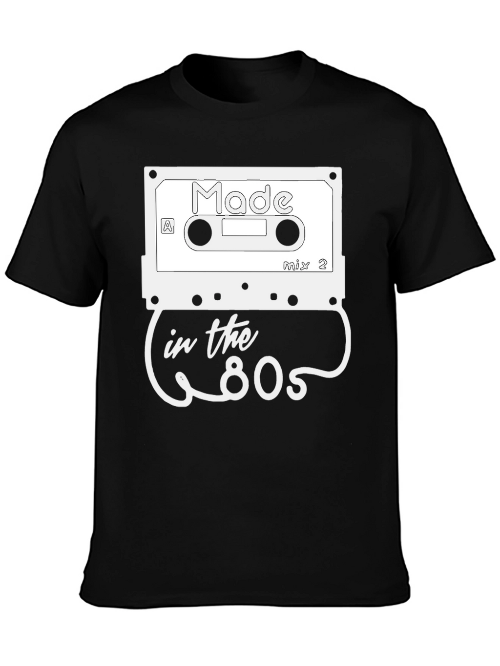 Retro Made in the 80s Cassette Graphic T-Shirt