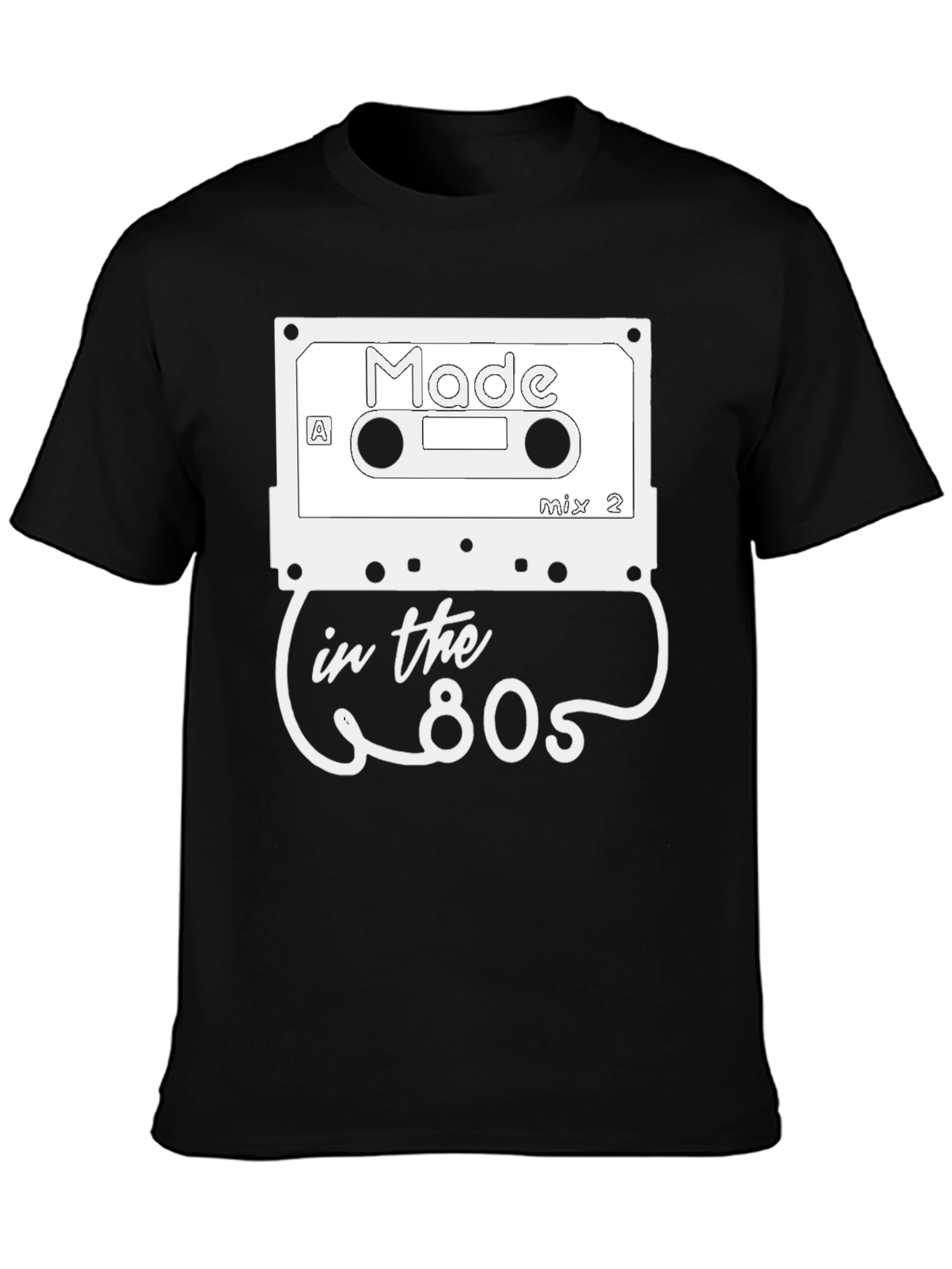 Retro Made in the 80s Cassette Graphic T-Shirt