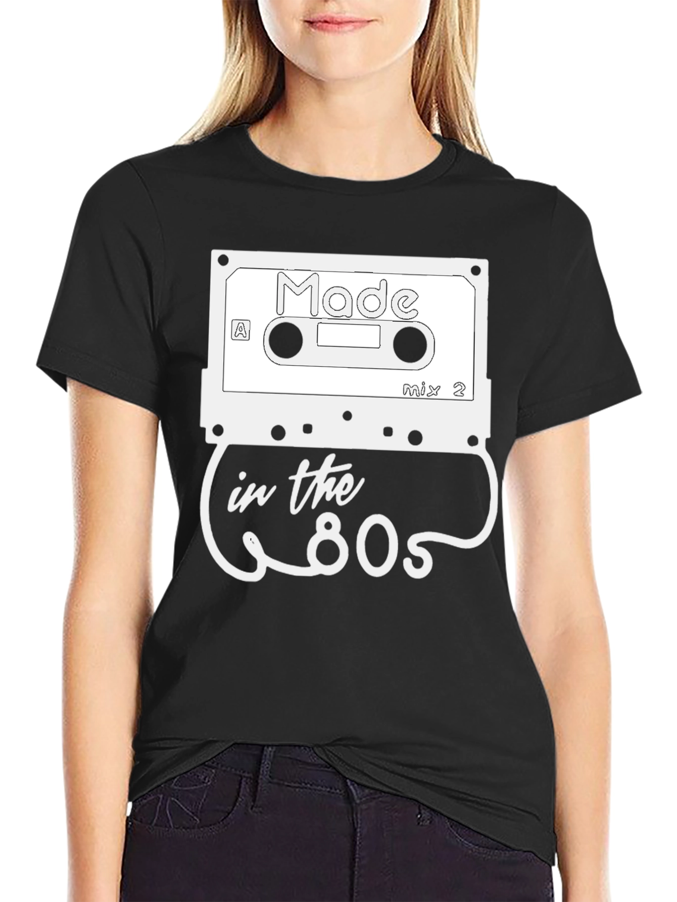 Retro Made in the 80s Cassette Graphic T-Shirt