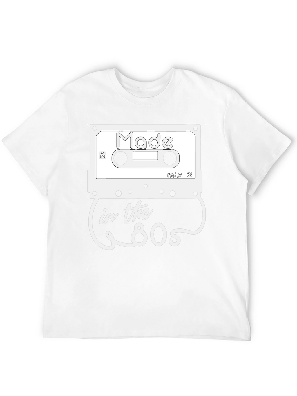 Retro Made in the 80s Cassette Graphic T-Shirt