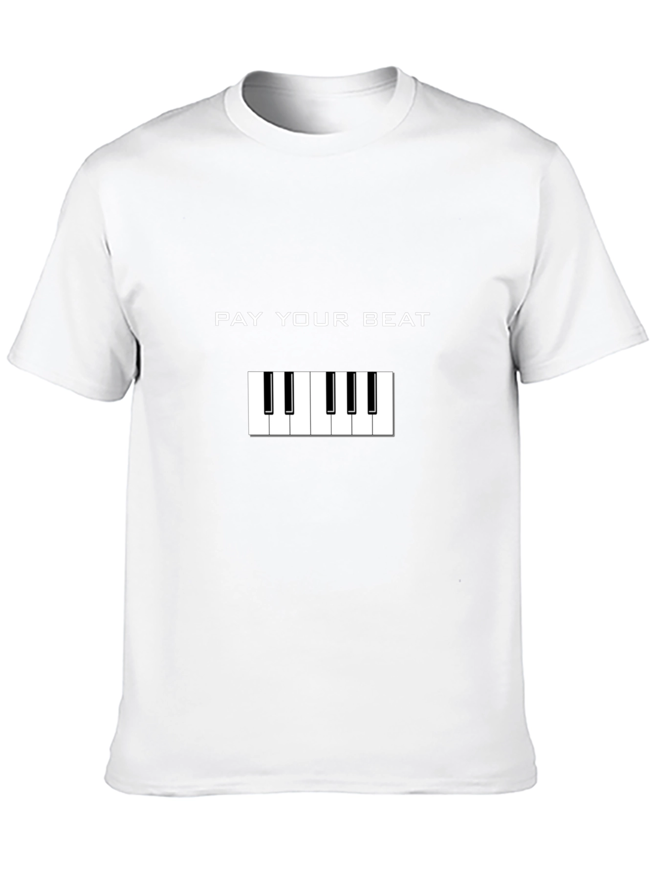 Pay Your Beat Black Graphic Tee