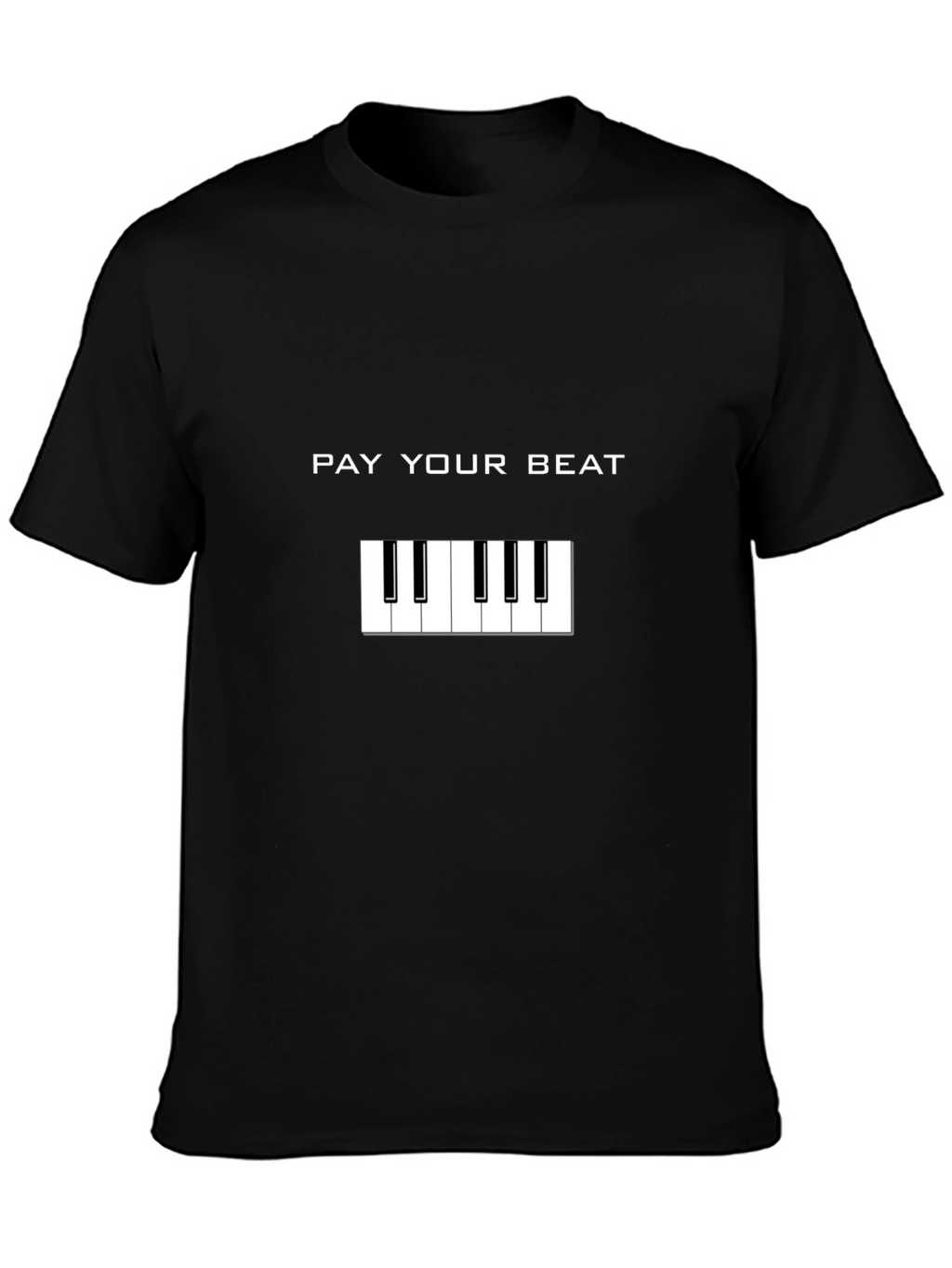 Pay Your Beat Black Graphic Tee