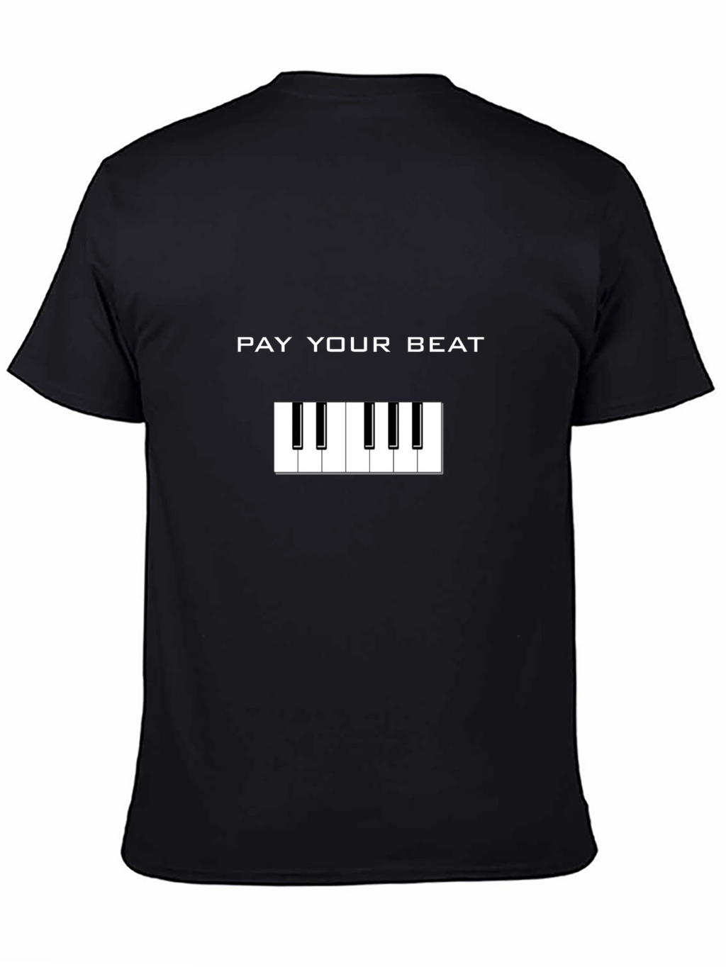 Pay Your Beat Black Graphic Tee