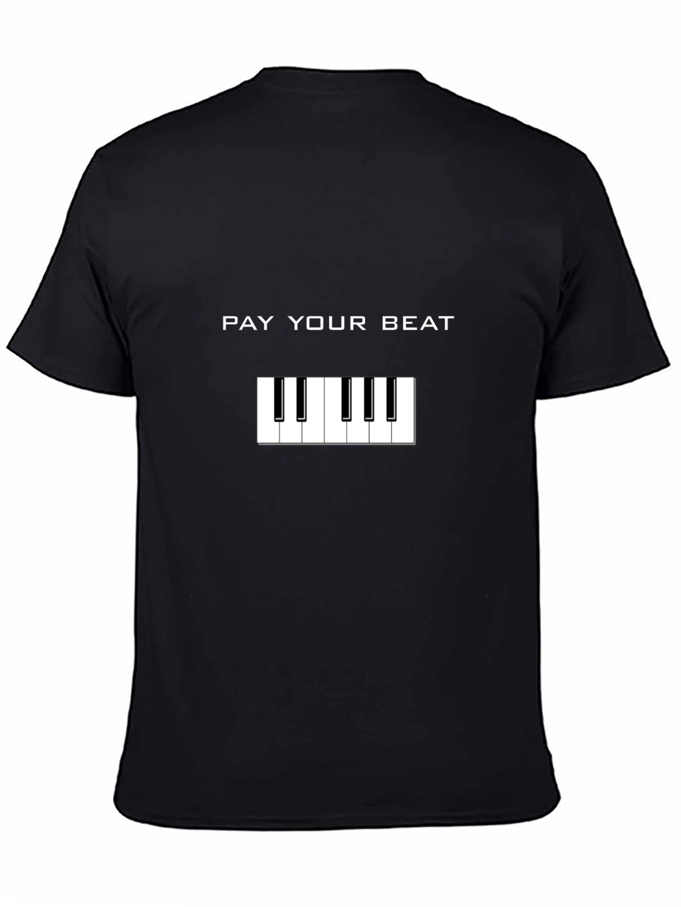 Pay Your Beat Black Graphic Tee