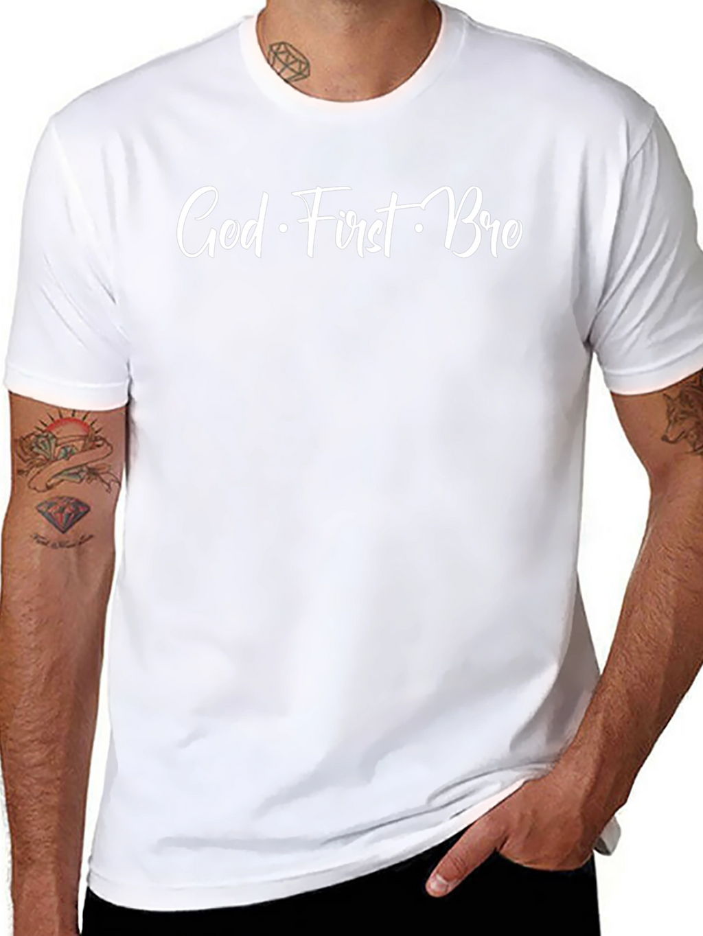 God First Bro T-Shirt - Christian Apparel