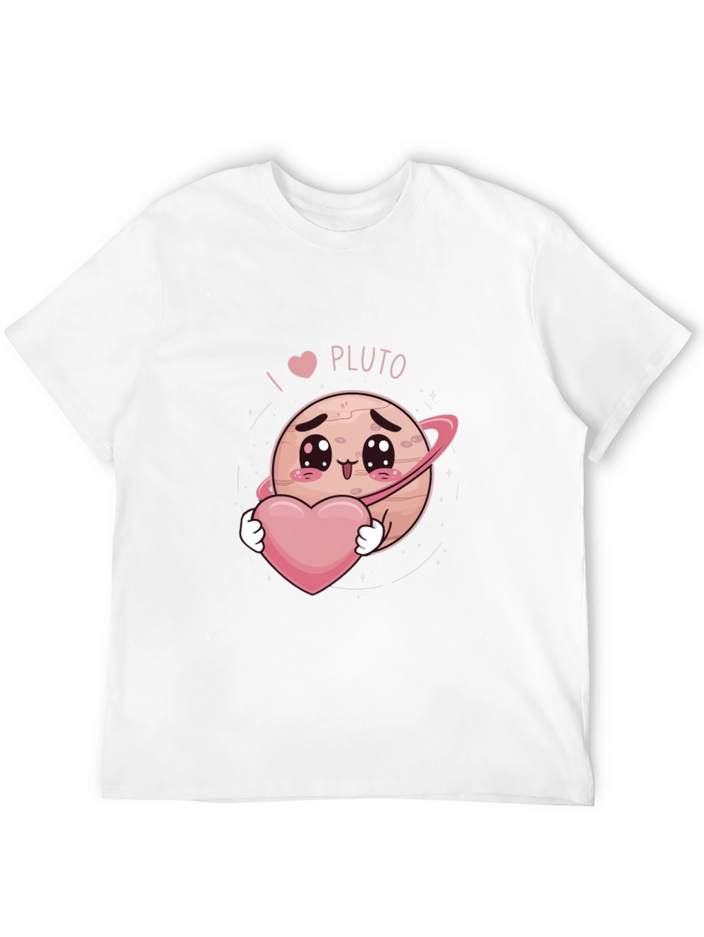 I Heart Pluto Kawaii Graphic T-Shirt