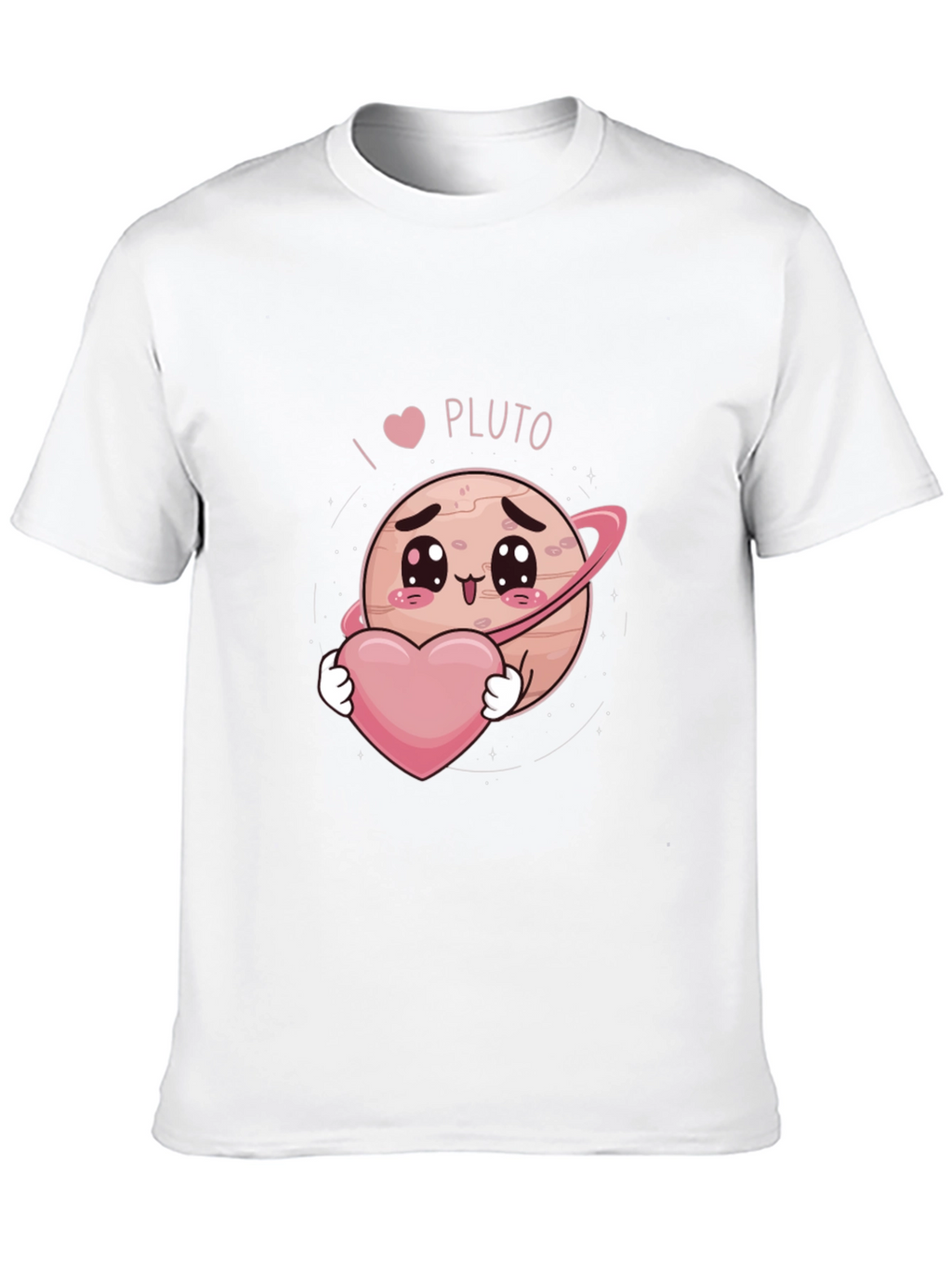I Heart Pluto Kawaii Graphic T-Shirt