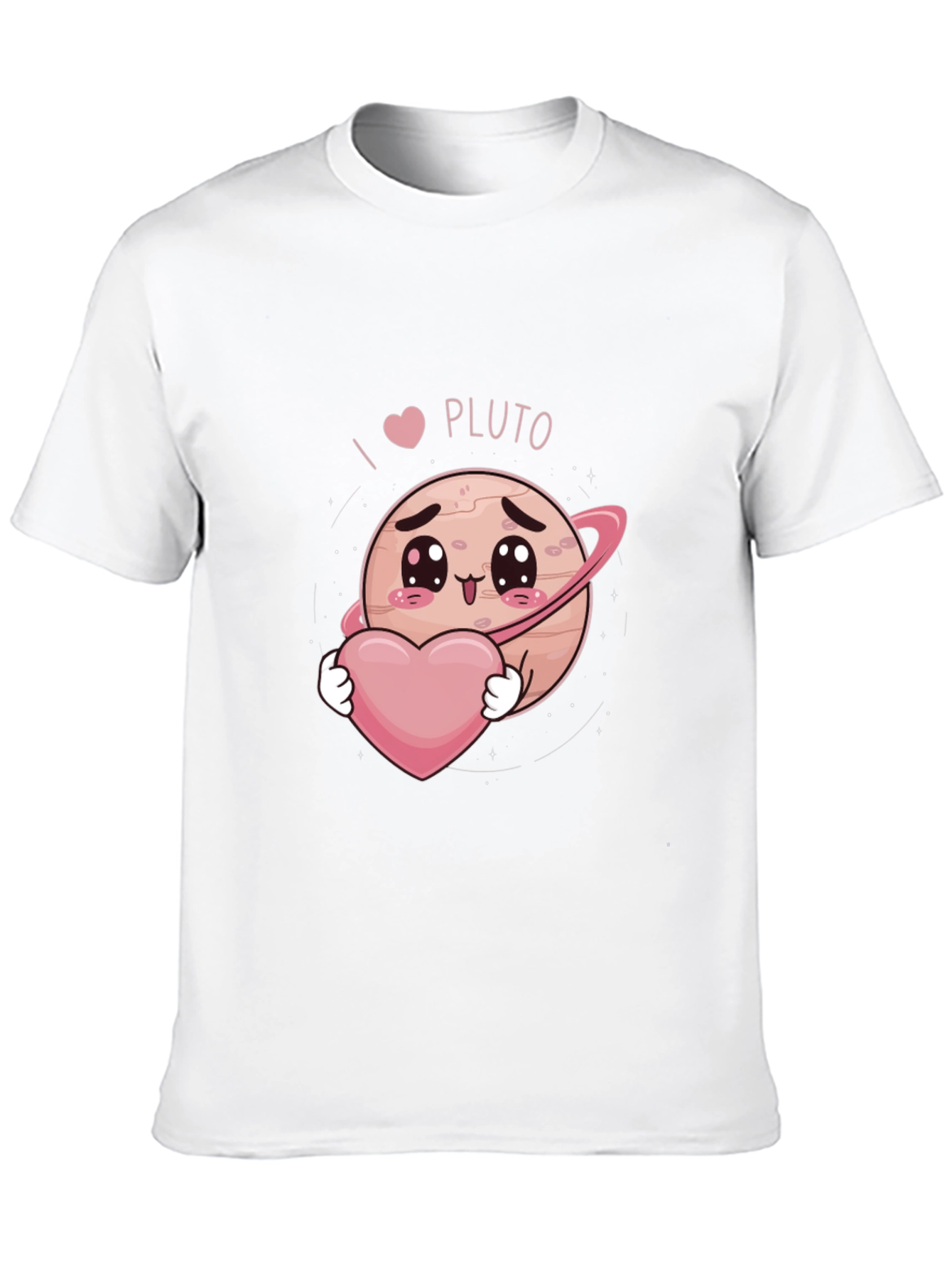 I Heart Pluto Kawaii Graphic T-Shirt