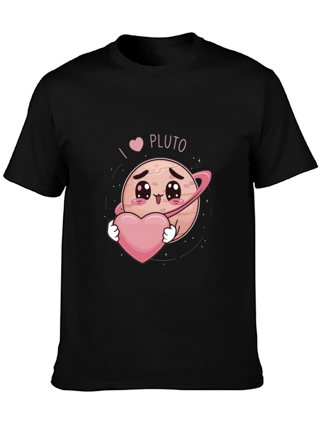 I Heart Pluto Kawaii Graphic T-Shirt