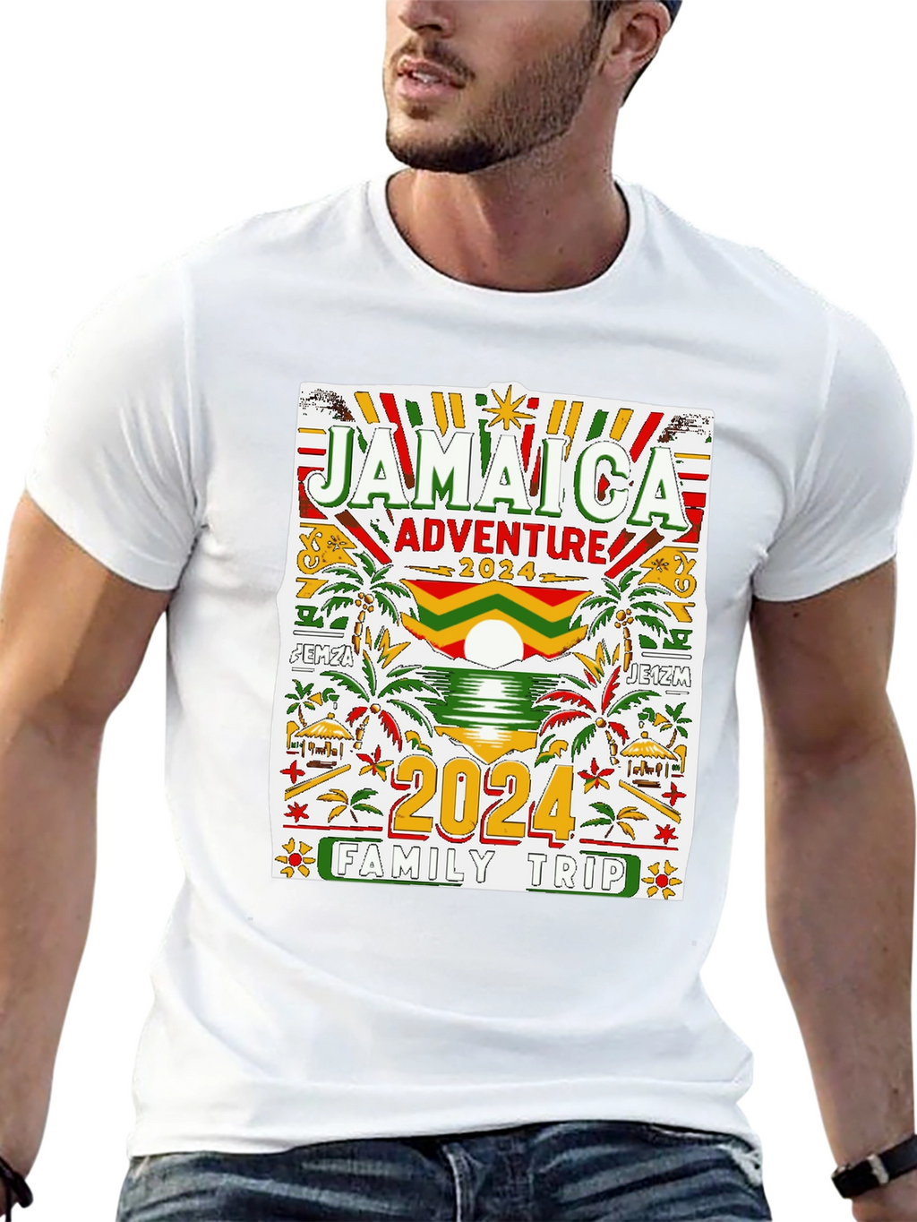 Jamaica Adventure 2024 Family Trip T-Shirt