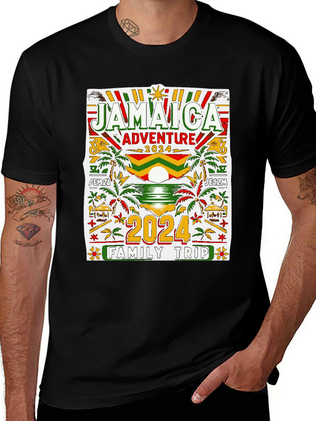 Jamaica Adventure 2024 Family Trip T-Shirt