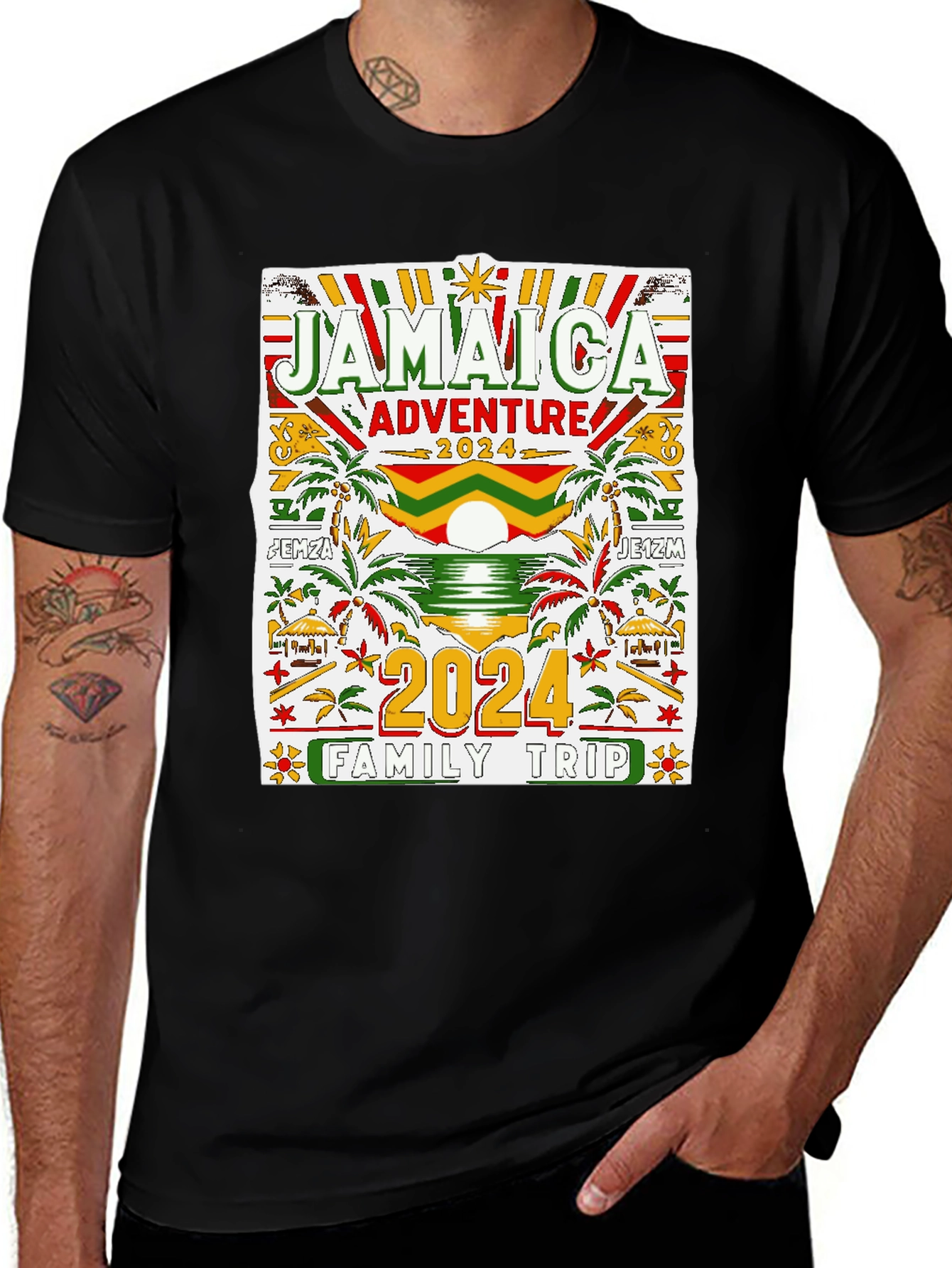 Jamaica Adventure 2024 Family Trip T-Shirt