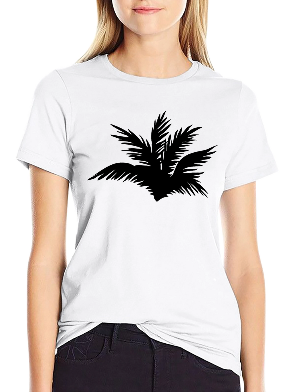 Palm Tree Graphic Black T-Shirt