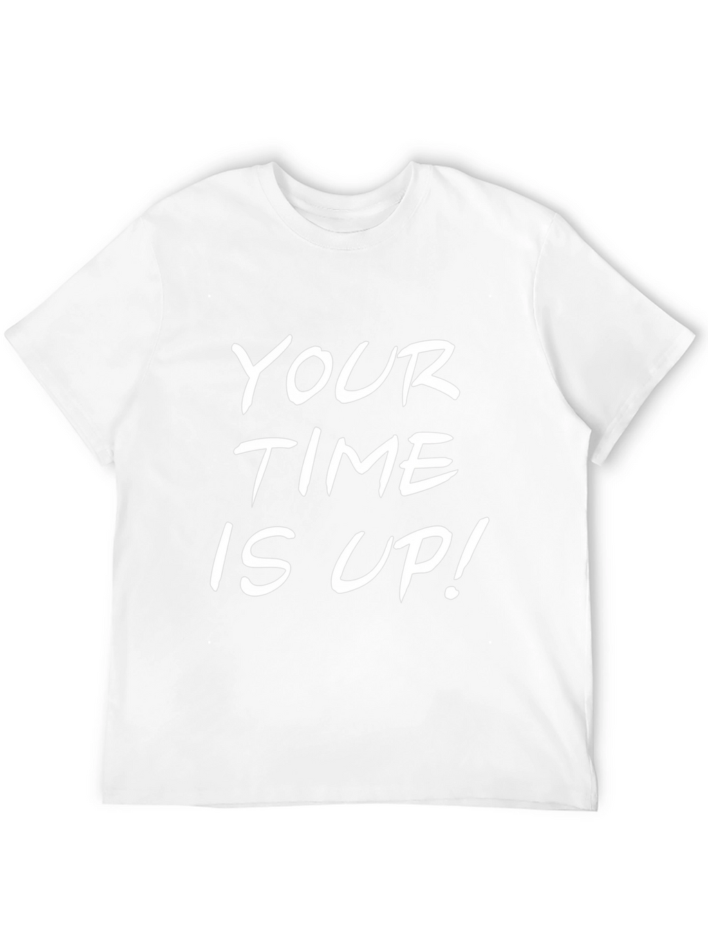 Your Time Is Up! Black Graphic Tee