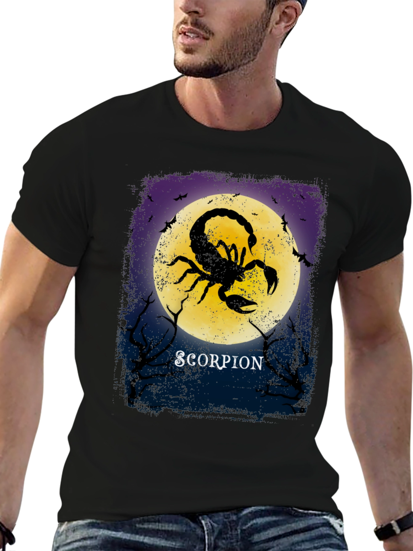 Scorpion Graphic T-Shirt - Zodiac Sign Tee