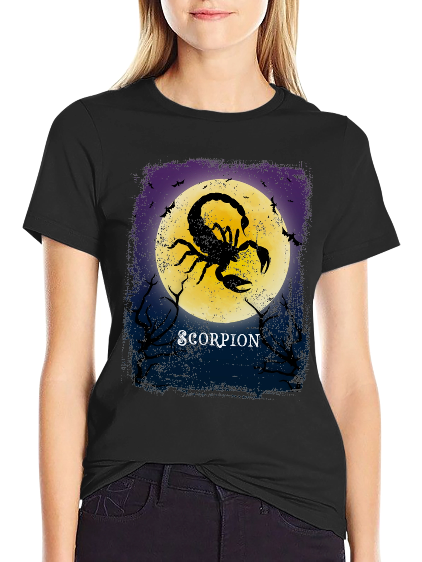 Scorpion Graphic T-Shirt - Zodiac Sign Tee